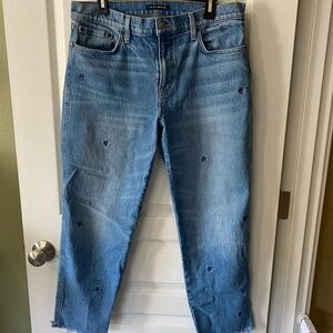 Lucky Brand Boyfriend Cropped Jeans
